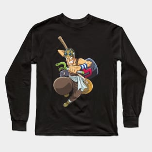 usopp happy Long Sleeve T-Shirt